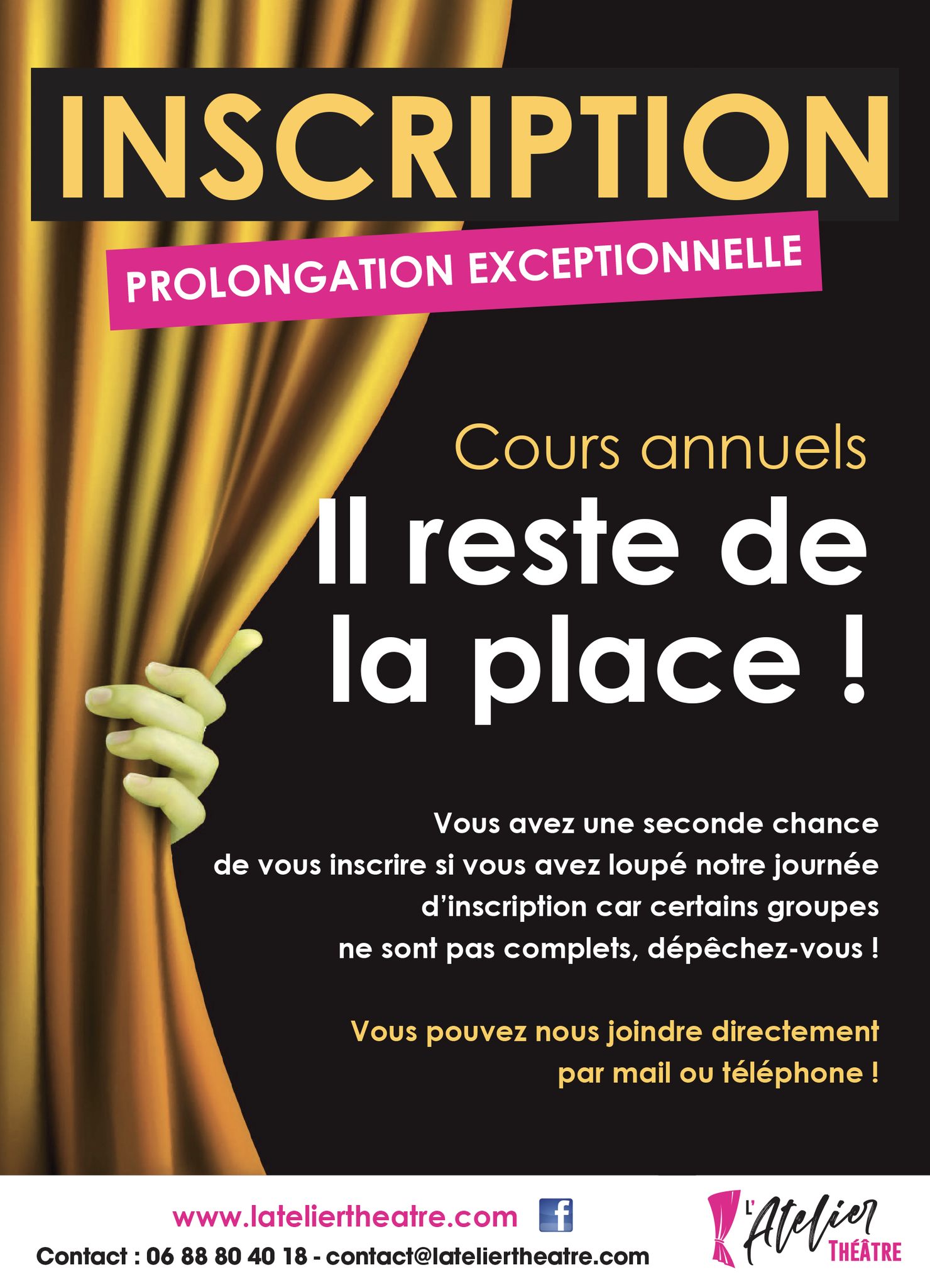 Inscriptions 2023 - 2024